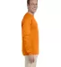 2400 Gildan Ultra Cotton Long Sleeve T Shirt  in S orange side view