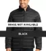Port Authority Mission Puffy Jacket J313 Black front view