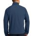 Port Authority Textured Soft Shell Jacket J705 in Insignia blue back view