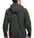Port Authority Textured Hooded Soft Shell Jacket J Mineral Green back view