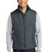 Port Authority Puffy Vest J709 in Dark slate front view