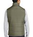 Port Authority Puffy Vest J709 in Olive back view