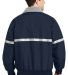 Port Authority Challenger153 Jacket with Reflectiv in Tr ny/gry/refl back view