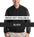 Port Authority Wool and Leather Letterman Jacket J Black front view