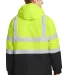 Port Authority ANSI Class 3 Safety Heavyweight Par Sfty Ylw/Black back view