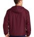 Port Authority Team Jacket JP56 in Maroon/ltoxf back view