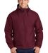Port Authority Team Jacket JP56 in Maroon/ltoxf front view