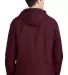 Port Authority Team Jacket JP56 Maroon/LtOxf back view