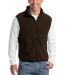 Port Authority R Tek Fleece Vest JP79 in Brown front view