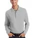 Port Authority Long Sleeve Pique Knit Polo K320 Oxford front view