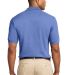 Port Authority Pique Knit Polo K420 Blueberry back view