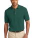 Port Authority Pique Knit Polo K420 in Forest front view