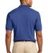 Port Authority Pique Knit Polo K420 in Royal back view