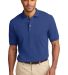 Port Authority Pique Knit Polo K420 in Royal front view