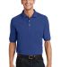Port Authority Pique Knit Polo with Pocket K420P in Royal front view