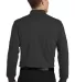 Port Authority Rapid Dry153 Long Sleeve Polo K455L Jet Black back view