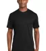 Sport Tek Dri Mesh Short Sleeve T Shirt K468 in Black front view
