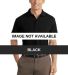 Port Authority Textured Polo with Wicking K499 Black front view