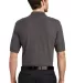 Port Authority Silk Touch153 Polo K500 Char Hthr Grey back view