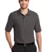 Port Authority Silk Touch153 Polo K500 Char Hthr Grey front view