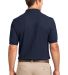 Port Authority Silk Touch153 Polo with Pocket K500 in Navy back view