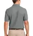 Port Authority Silk Touch153 Polo with Pocket K500 Cool Grey back view