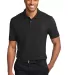 Port Authority Stain Resistant Polo K510 Black front view