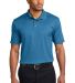 Port Authority Performance Fine Jacquard Polo K528 in Ocean blue front view