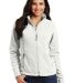 Port Authority Ladies Value Fleece Jacket L217 in Winter white front view