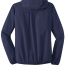Port Authority  Ladies Hooded Essential Jacket L30 in True navy backFlat view