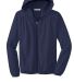 Port Authority  Ladies Hooded Essential Jacket L30 in True navy frontFlat view