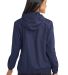 Port Authority  Ladies Hooded Essential Jacket L30 in True navy back view