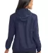 Port Authority  Ladies Hooded Essential Jacket L30 True Navy back view