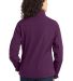 Port Authority Ladies Traverse Soft Shell Jacket L in Dp pur/pnk orc back view