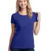 Fruit of the Loom Ladies Heavy Cotton HD153 100 Co Royal front view