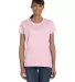 Fruit of the Loom Ladies Heavy Cotton HD153 100 Co Classic Pink front view