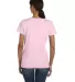 Fruit of the Loom Ladies Heavy Cotton HD153 100 Co Classic Pink back view