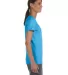 Fruit of the Loom Ladies Heavy Cotton HD153 100 Co Aquatic Blue side view