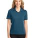 Port Authority Ladies Rapid Dry153 Polo L455 in Moroccan blue front view