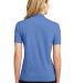 Port Authority Ladies Rapid Dry153 Polo L455 in Riviera blue back view