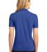Port Authority Ladies Rapid Dry153 Polo L455 in Royal back view