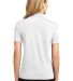 Port Authority Ladies Rapid Dry153 Polo L455 in White back view