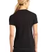 Sport Tek Dri Mesh Ladies V Neck T Shirt L468V Black back view