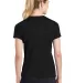 Sport Tek Ladies Dry Zone153 Raglan Accent T Shirt Black back view