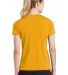 Sport Tek Ladies Dry Zone153 Raglan Accent T Shirt Gold back view