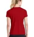 Sport Tek Ladies Dry Zone153 Raglan Accent T Shirt True Red back view
