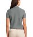 Port Authority Ladies Silk Touch153 Polo L500 in Cool grey back view