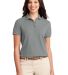 Port Authority Ladies Silk Touch153 Polo L500 in Cool grey front view