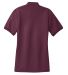 Port Authority L500 Ladies Silk Touch Polo  in Maroon backFlat view