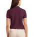 Port Authority L500 Ladies Silk Touch Polo  in Maroon back view